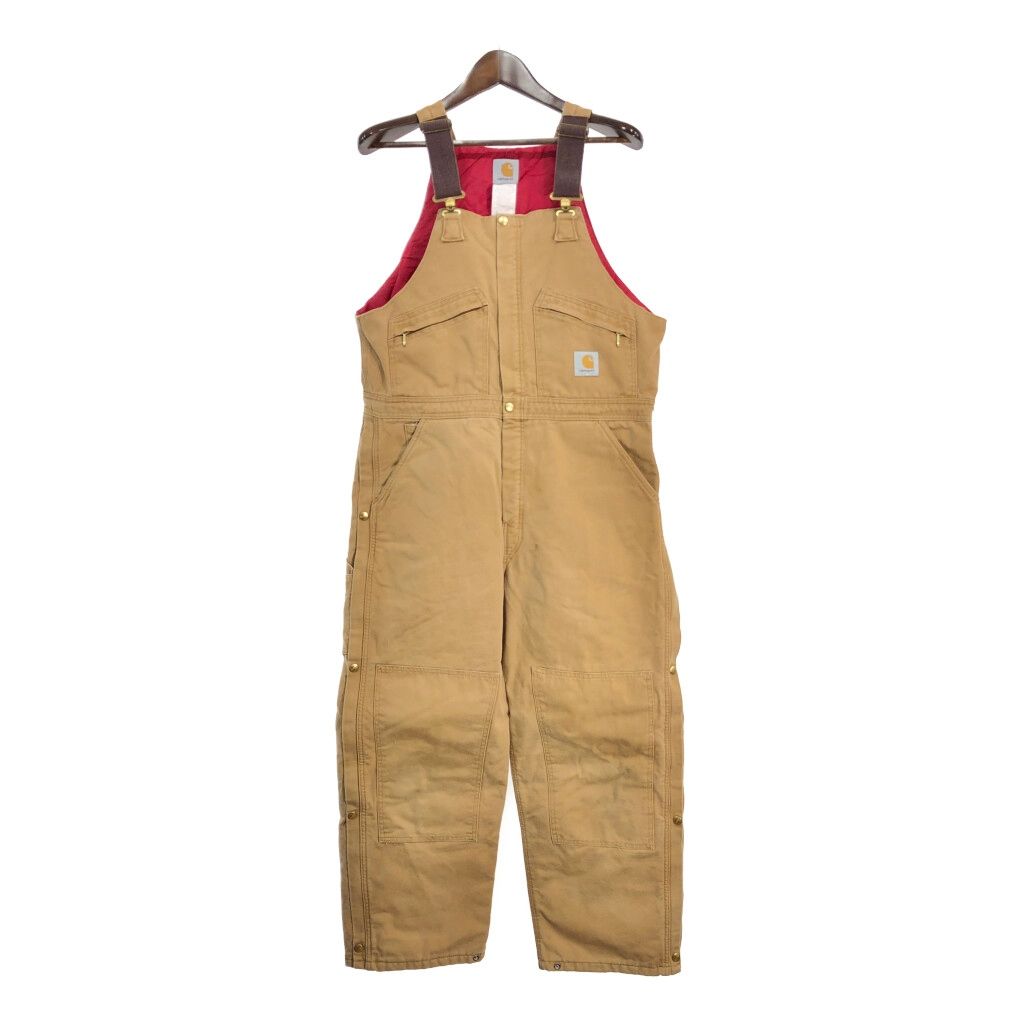 80年代 USA製 Carhartt カーハート ダック ダブルニー ビブ  