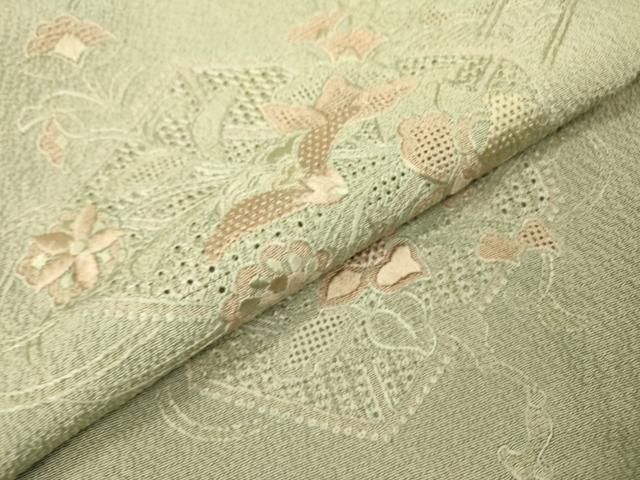 平和屋着物▽中国三大刺繍 スワトウ刺繍 汕頭刺繍 総刺繍 訪問着