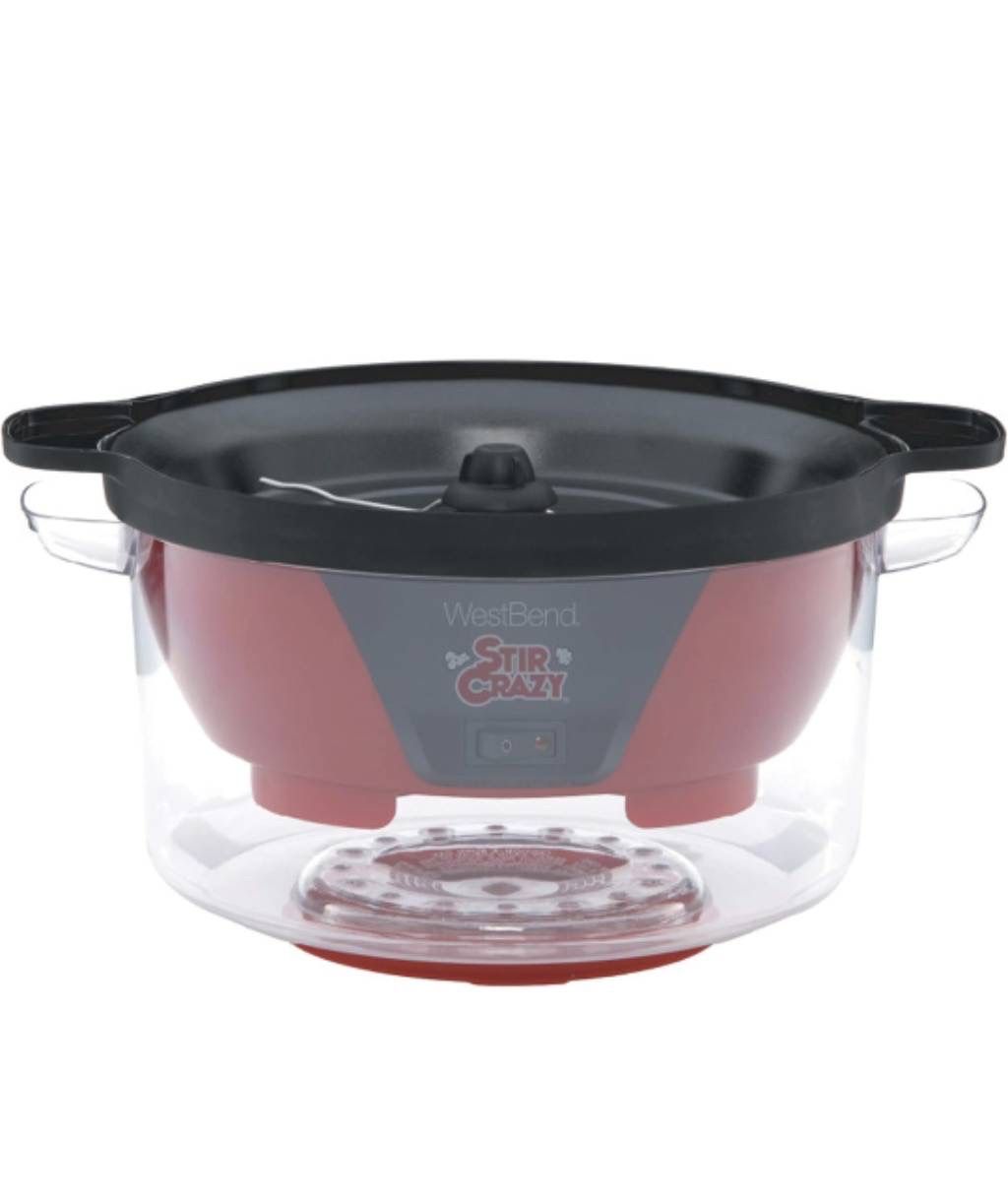 ポップコーンメーカー STIR CRAZY WestBend製 West Bend Stir Crazy Stirring Oil Popcorn Maker with Serving