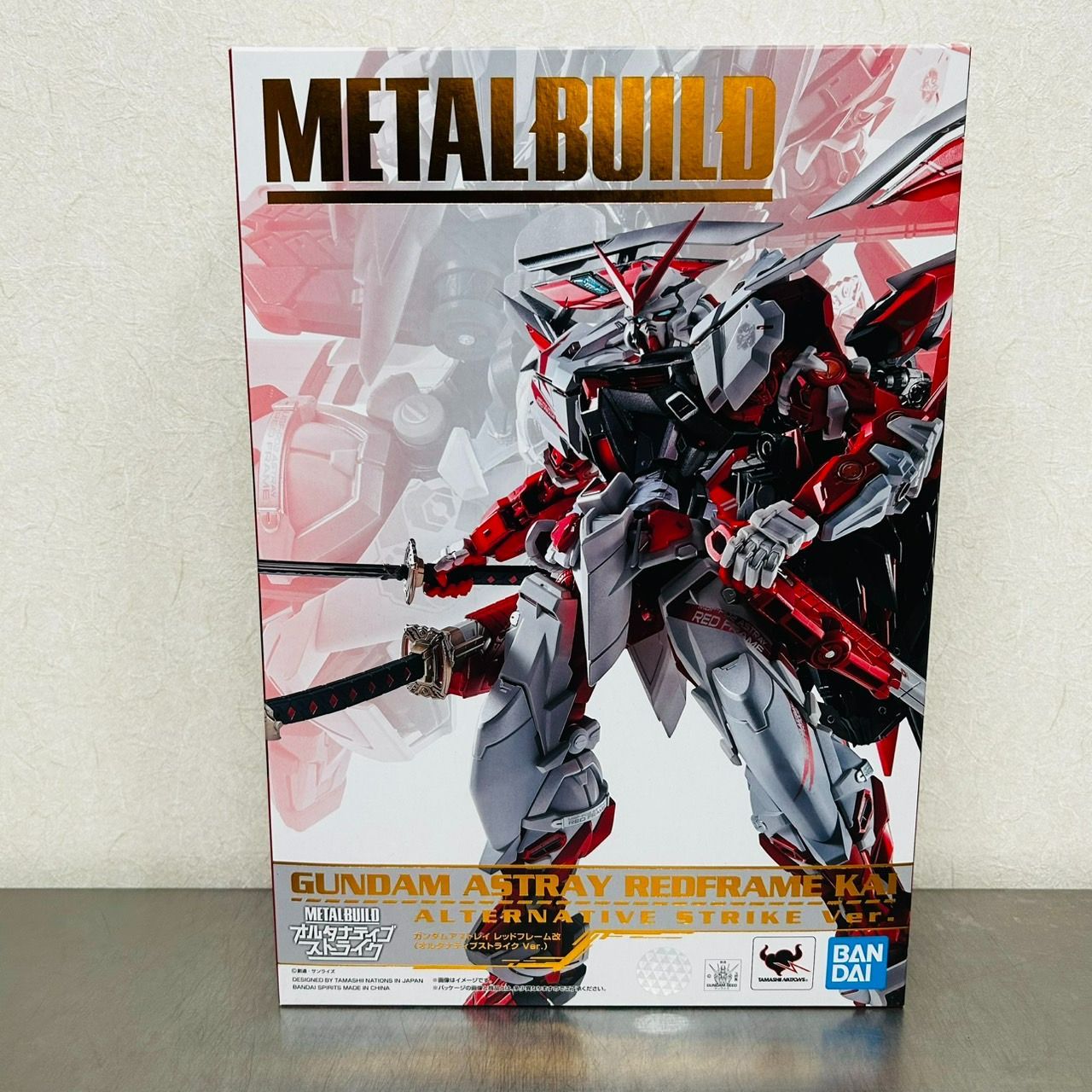 未開封】 METAL BUILD ガンダムアストレイ レッドフレーム改 未開封】 METAL BUILD ガンダムアストレイ レッドフレーム改