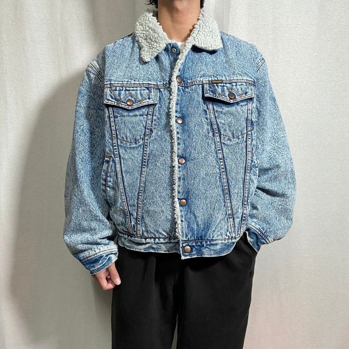 Wrangler ラングラー デニムボアジャケット メンズXL相当 