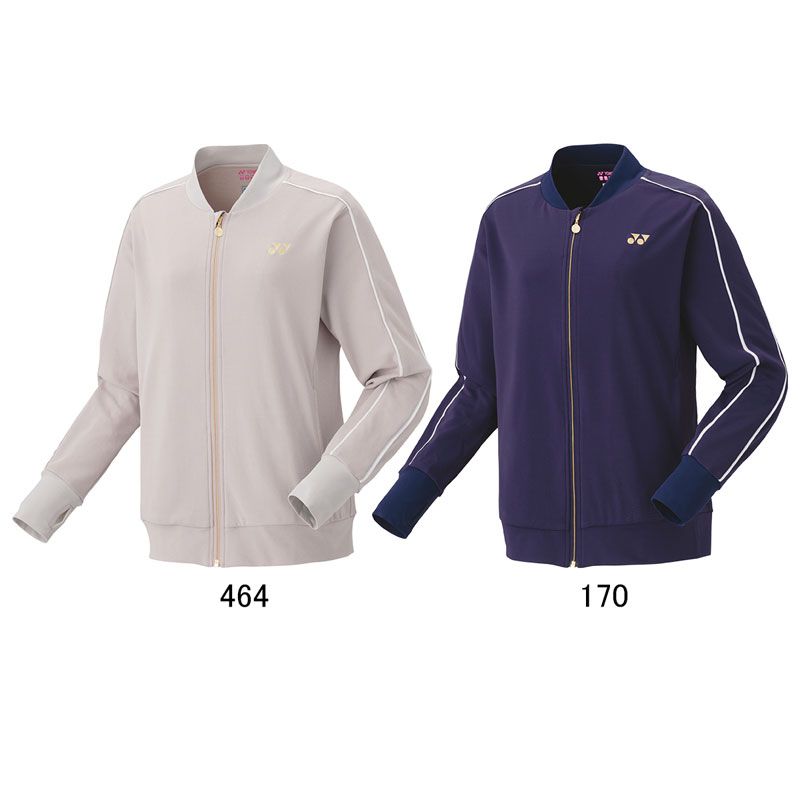 ヨネックス YONEX ウィメンズニットウォームアップシャツ テニス バドミントン アパレル レディース 57084-464 464 サンドグレー