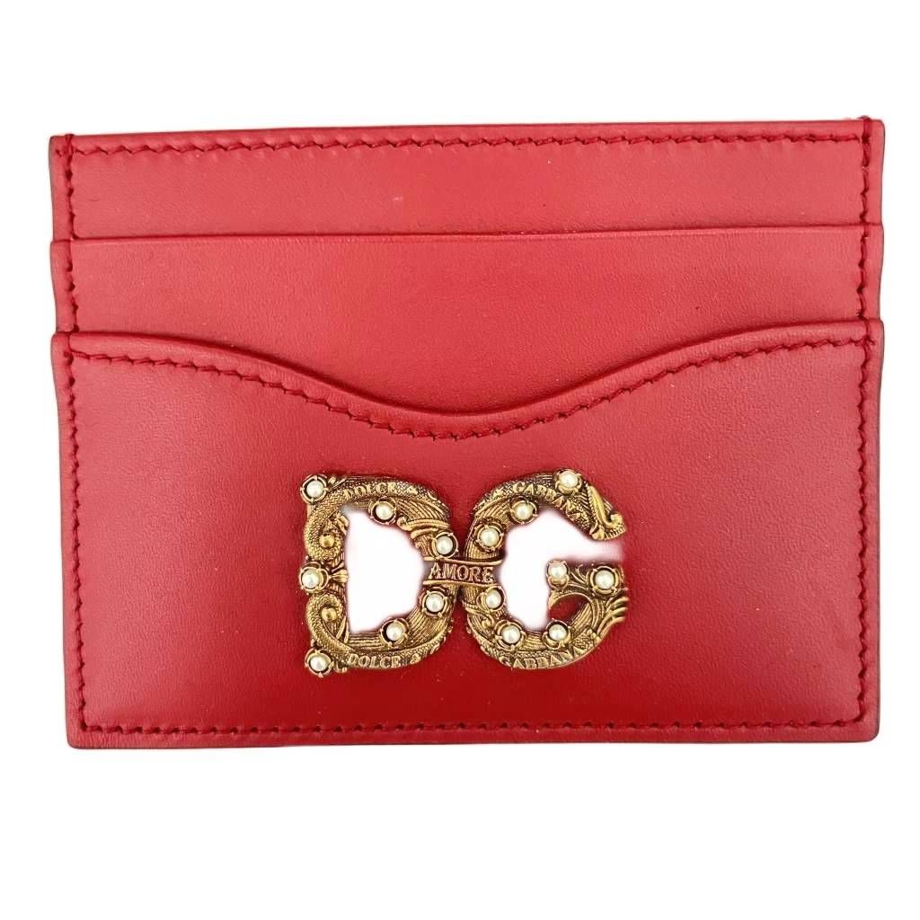 D&G 名刺入れカードケース ドルチェ&ガッバーナ ドルガバ DOLCE&GABBANA 美品 カードケース