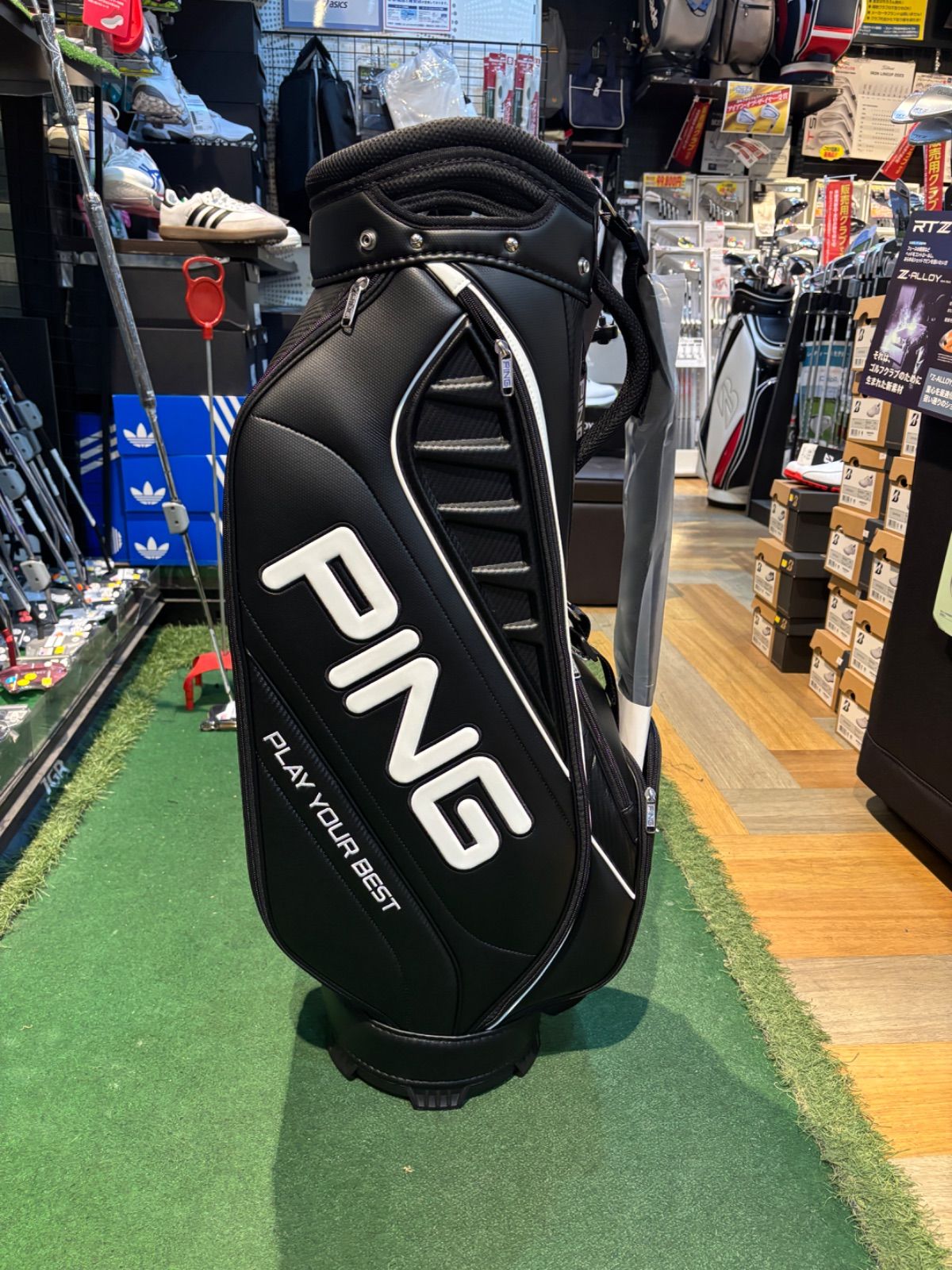 Cb【新品未使用品】PING キャディバッグ CB-U2502 ソフトPU