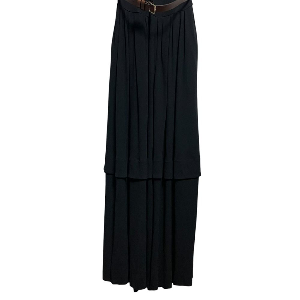 美品 21AW Victoria Beckham ヴィクトリアベッカム Vカット ベルテッド  