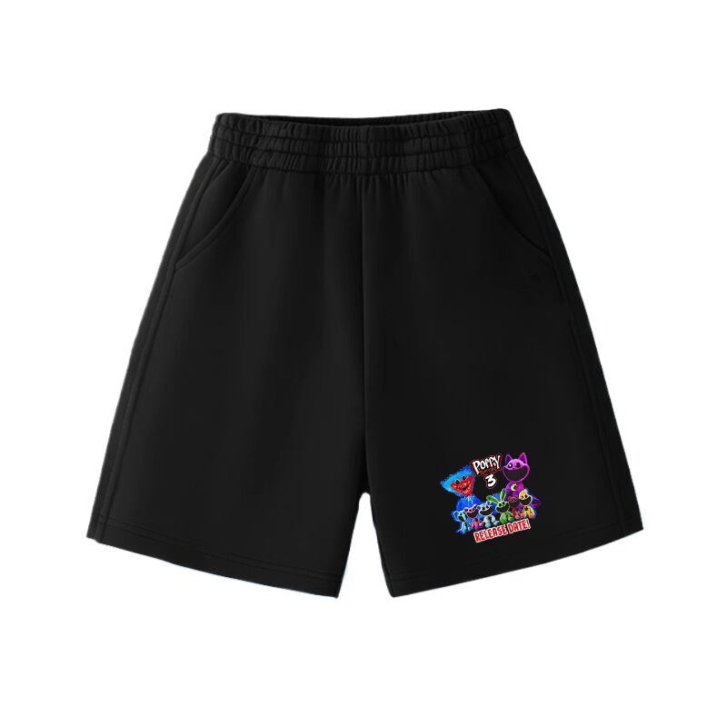 poppy ハーフパンツ 2色】ポピープレイタイム 3 カラフルなキャラクタープリント