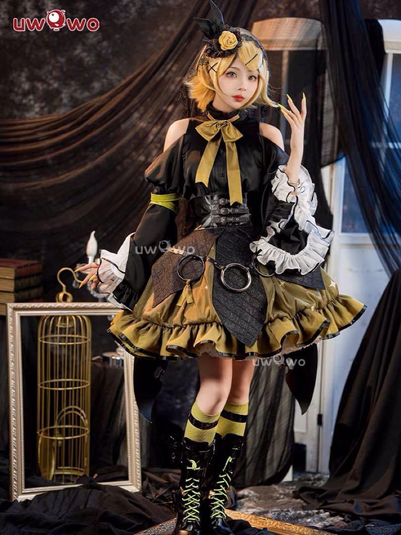 UWOWO 鏡音レン ラスカル コスプレ衣装 ウィッグ
