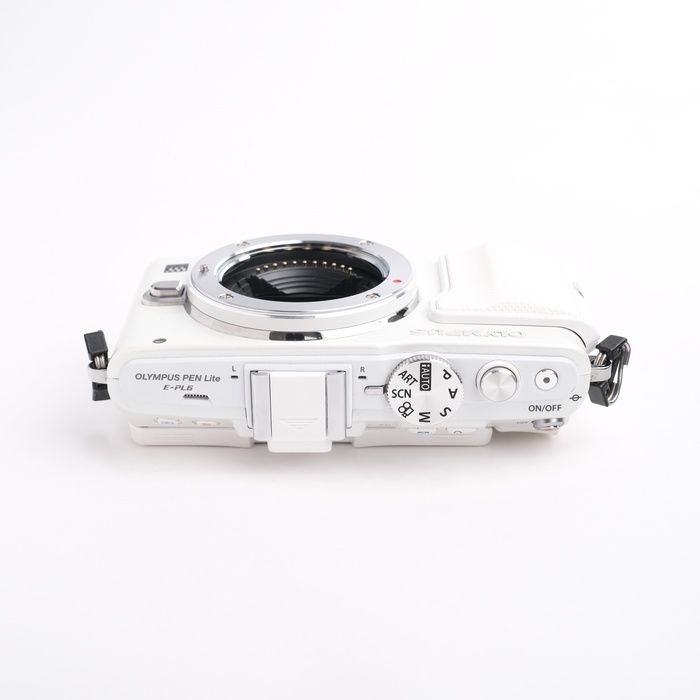 オリンパス) OLYMPUS E-PL6 ボディ 売れ筋 ホワイト 中古】 【並品