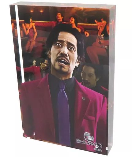 龍が如く 散った男たち展 峯 アクリルブロック未開封】龍が如く