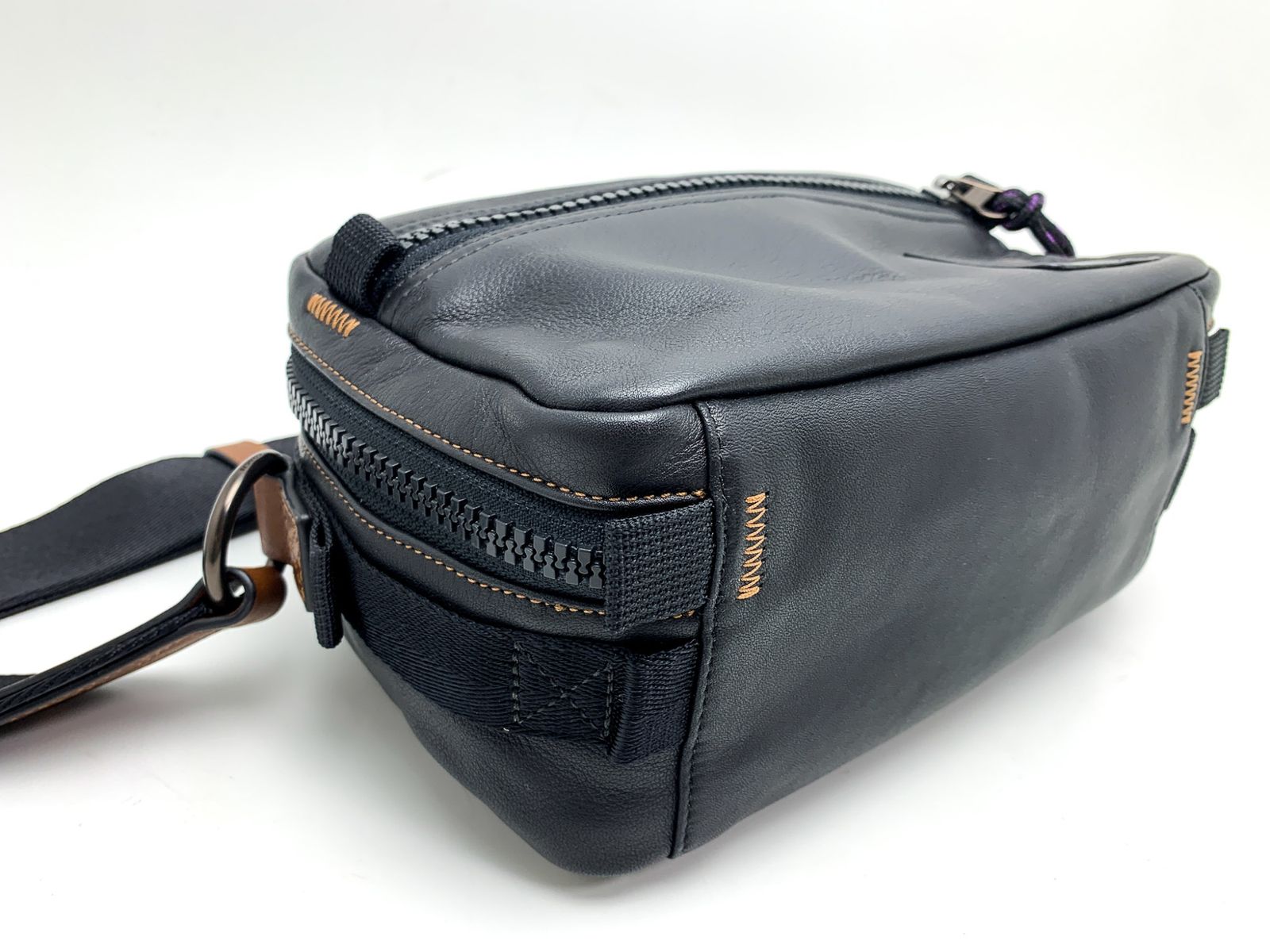 COACH コーチ 88308 黒 ブラック レザー ペイサー トップハンドル  