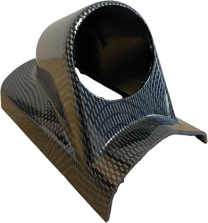 ＹＥＳｐｒｉｍｅ YESprime メーター カバー ピラー ホルダー パネル ポッド ブースト フード ケース 右 ハンドル 1連 60mm カーボン調(カーボン,  1連穴直径60mm)