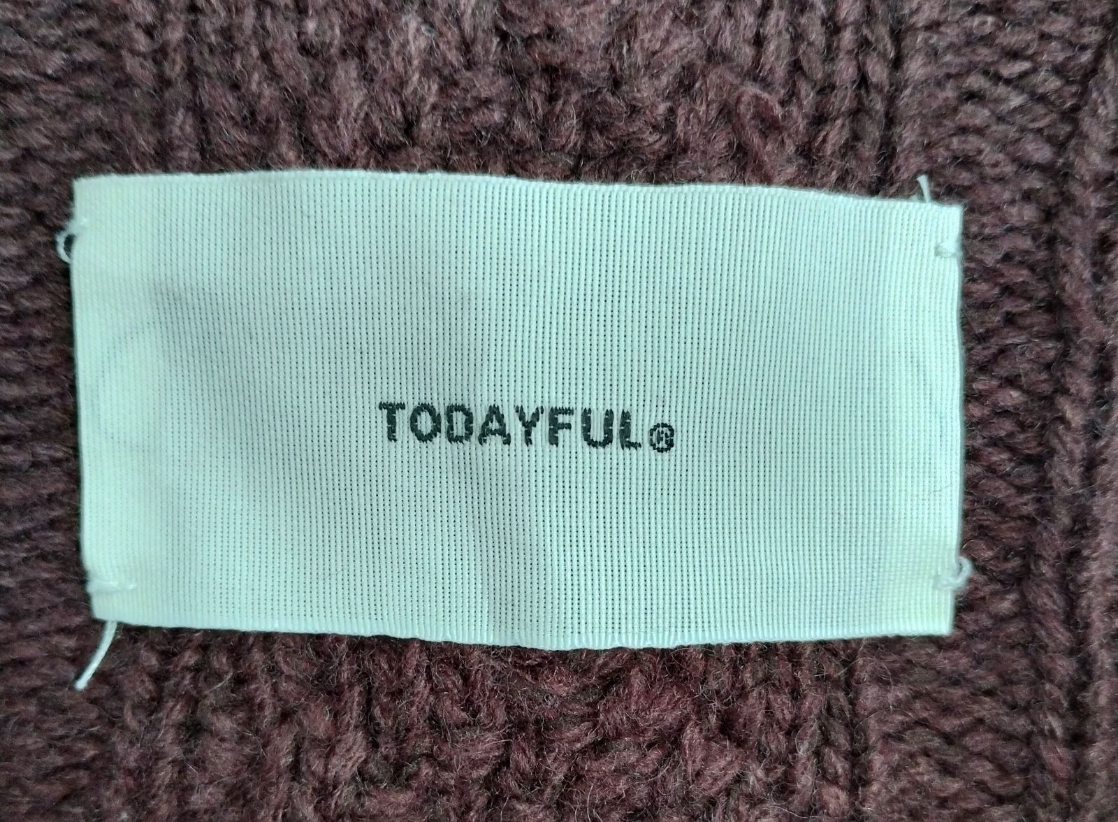 TODAYFUL トゥデイフル Patchwork Knit Bustier パッチワークニット 