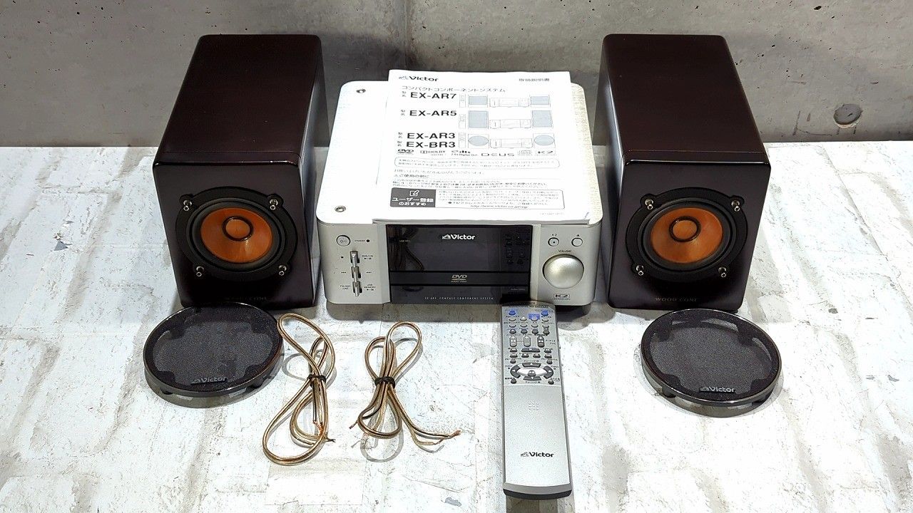 JVCケンウッド ジェイブイシーケンウッド ビクター コンパクトコンポーネントDVDシステム EX-AR3