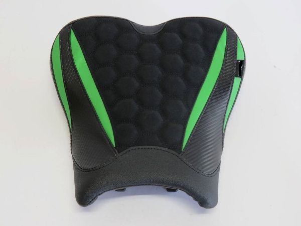 Ninja ZX-25R ニンジャ ZX25R 2020 以降 Ninja ZX4RR ZX-4RR 2023 以降 フロントシート カスタム 10mm アップ 緑
