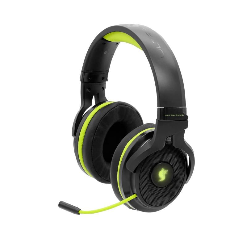 プリンストン UP-HS24WBK ULTRA PLUSゲーミング2.4GHzワイヤレスヘッドセット