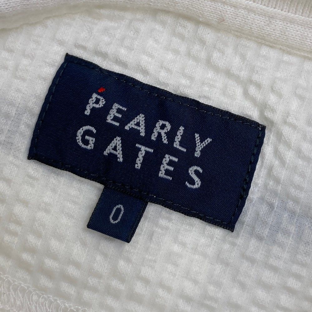 サイズ：0 PEARLY GATES パーリーゲイツ 半袖ポロシャツ シア