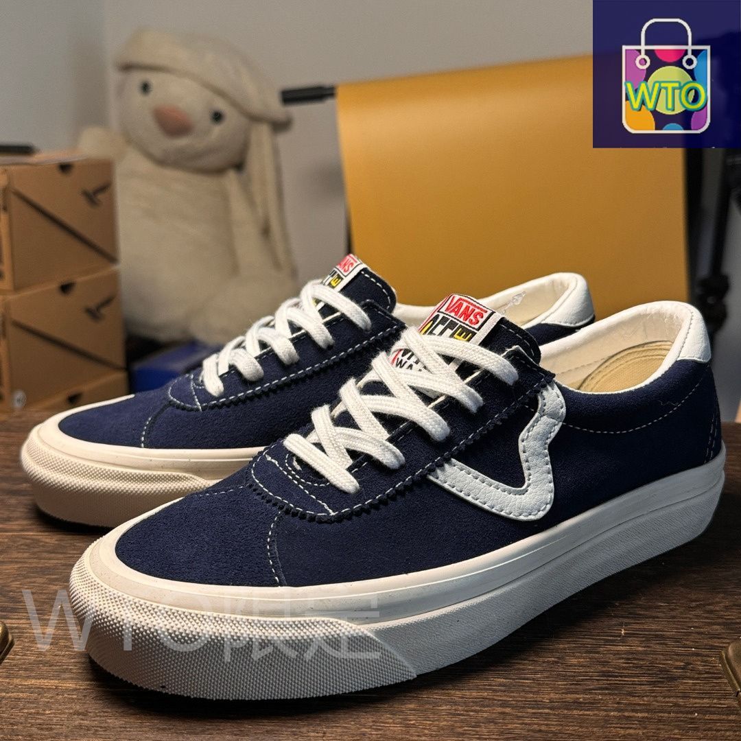 ⁂Stylishデザイナーズ⁂ 今日特価】Vans Style73 DX サイレントブルー スニーカー！送料