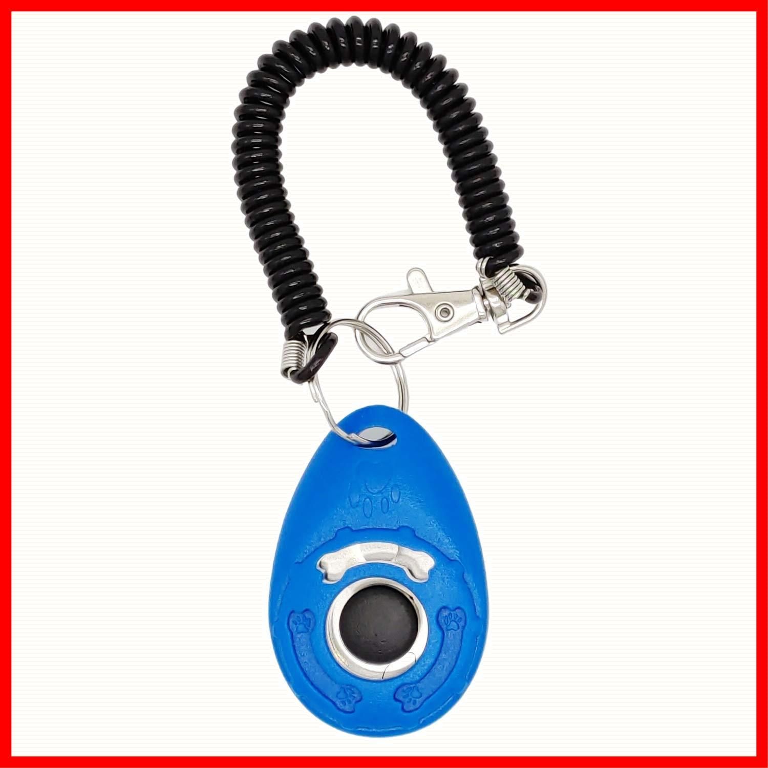 新着商品 クリッカー 色 ブルー 青 ペットのしつけ トレーニングに 犬 猫 うさぎ 鳥 インコ など カチッとしっかりとした音がなり おやつ と一緒に訓練することでペットとコミュニケーション