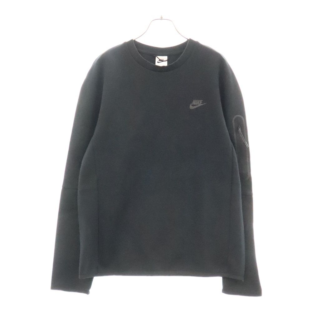 NIKE (ナイキ) TECH FLEECE CREW テック フリース クルー スウェット トレーナー ブラック CU4506-010