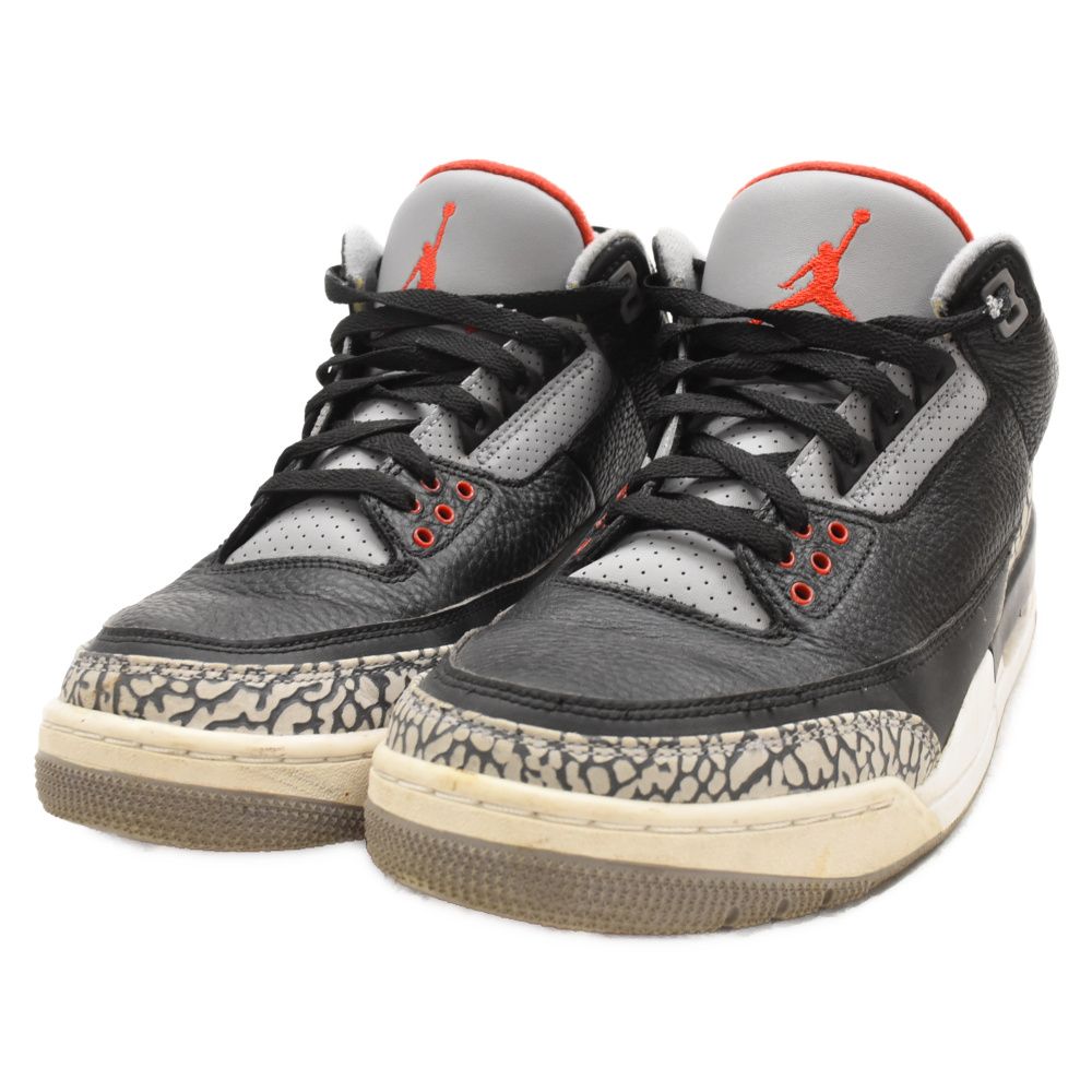 NIKE (ナイキ) AIR JORDAN 3 RETRO OG BLACK CEMENT 854262-001 エア