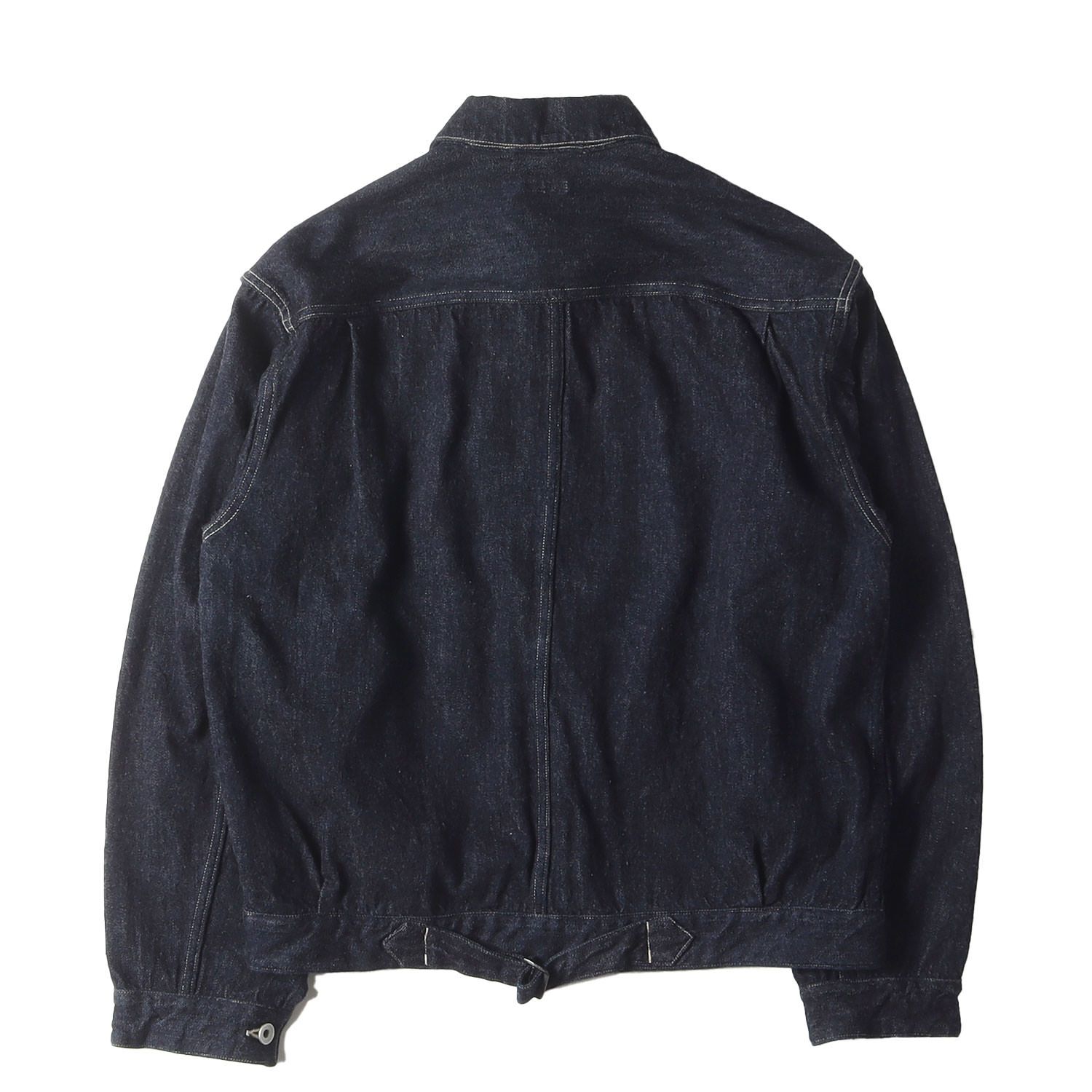 comoli　デニムジャケット　Gジャン　サイズ2 COMOLI デニムジャケット 2 COMOLI デニムジャケット サイズ2 ネイビー