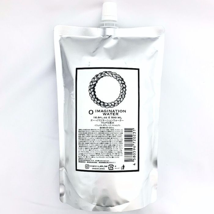 オースキンu0026ヘア オー・イマジネーションウォーター 500ml レフィル 化粧水 ミスト O skinu0026hair