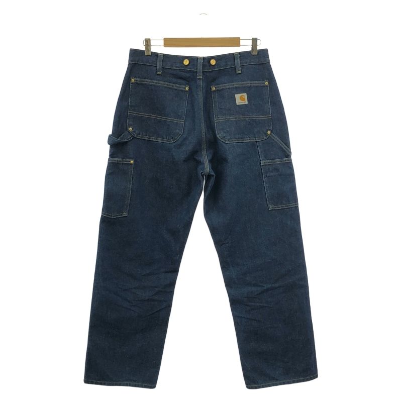 中古】Carhartt ダブルニーパンツ サイズ32×32 青 カーハート[91