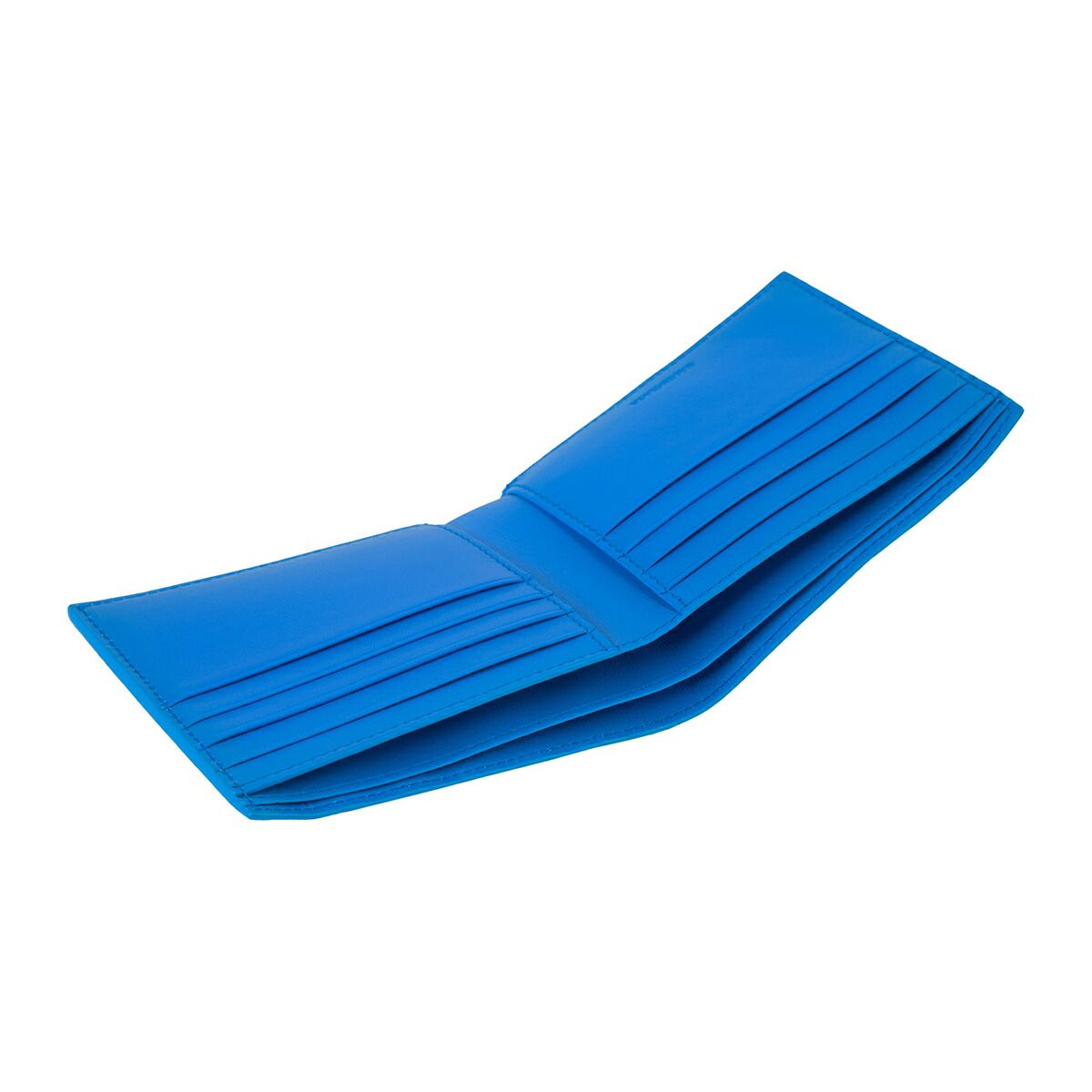 新品 バレンシアガ BALENCIAGA 2つ折り財布 カー アズールブルー  