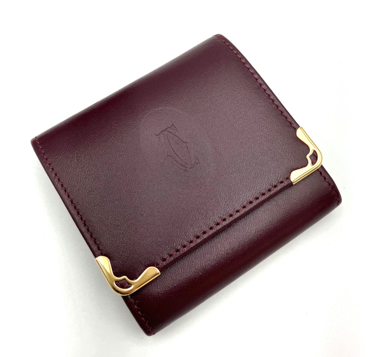 鑑定済み】正規品 カルティエ CARTIER マストライン コインケース 