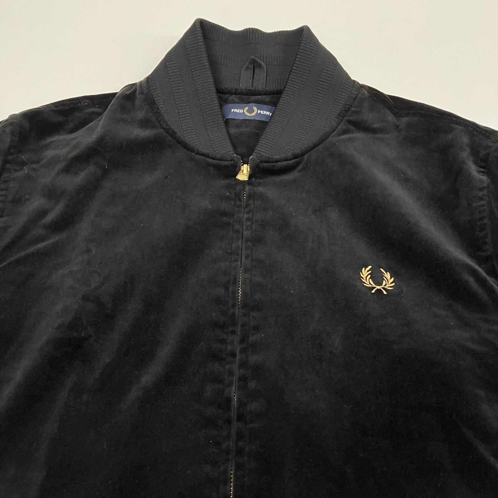 イオン広店】 販売 FRED PERRY | フレッドペリー ブルゾン ベロア