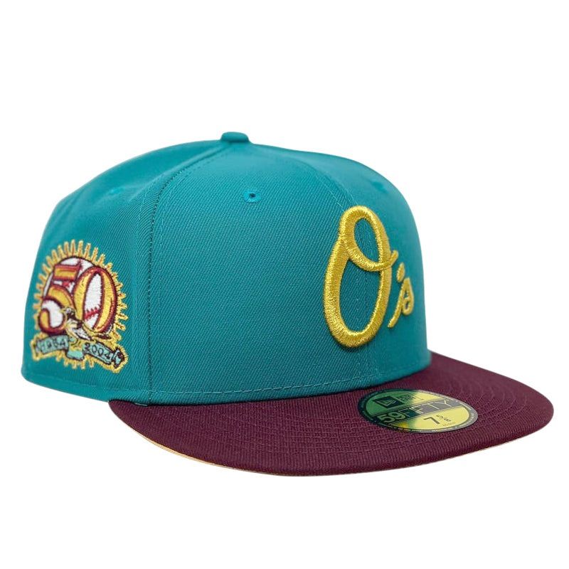 残りわずか【50周年記念】オリオールズ NEW ERA 59FIFTY キャップ NEW ERA ?j?…?[?G?‰ 59FIFTY Baltimore Orioles 50th