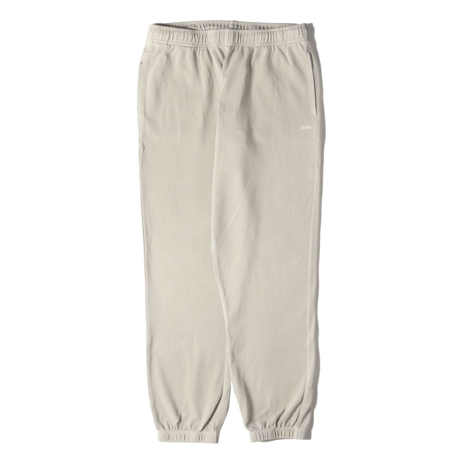 KITH NYC キス ニューヨークシティー パンツ サイズ:S / 21SS オーバーダイ加工 ライトウェイト ストレッチ スウェットパンツ / ベージュ系 / ボトムス ズボン【メンズ】【中古】【美品】【K4449】 美品】KITH NYC キス ニューヨークシティー パンツ サイズ:S / 21SS