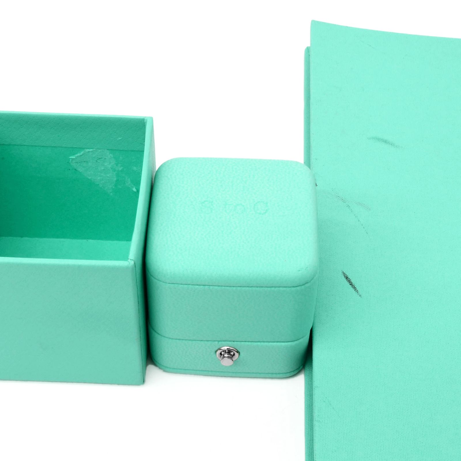 Pt950 Tiffany ダイヤモンド リング 約9号 0.27ct/F/VVS2/EXCELLENT 