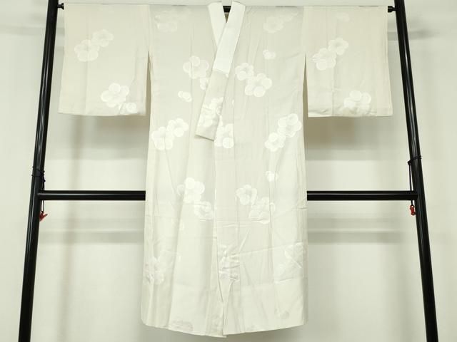 平和屋着物□長襦袢 無双仕立て 舞梅文 暈し染め 正絹 逸品 DAAW1287qa