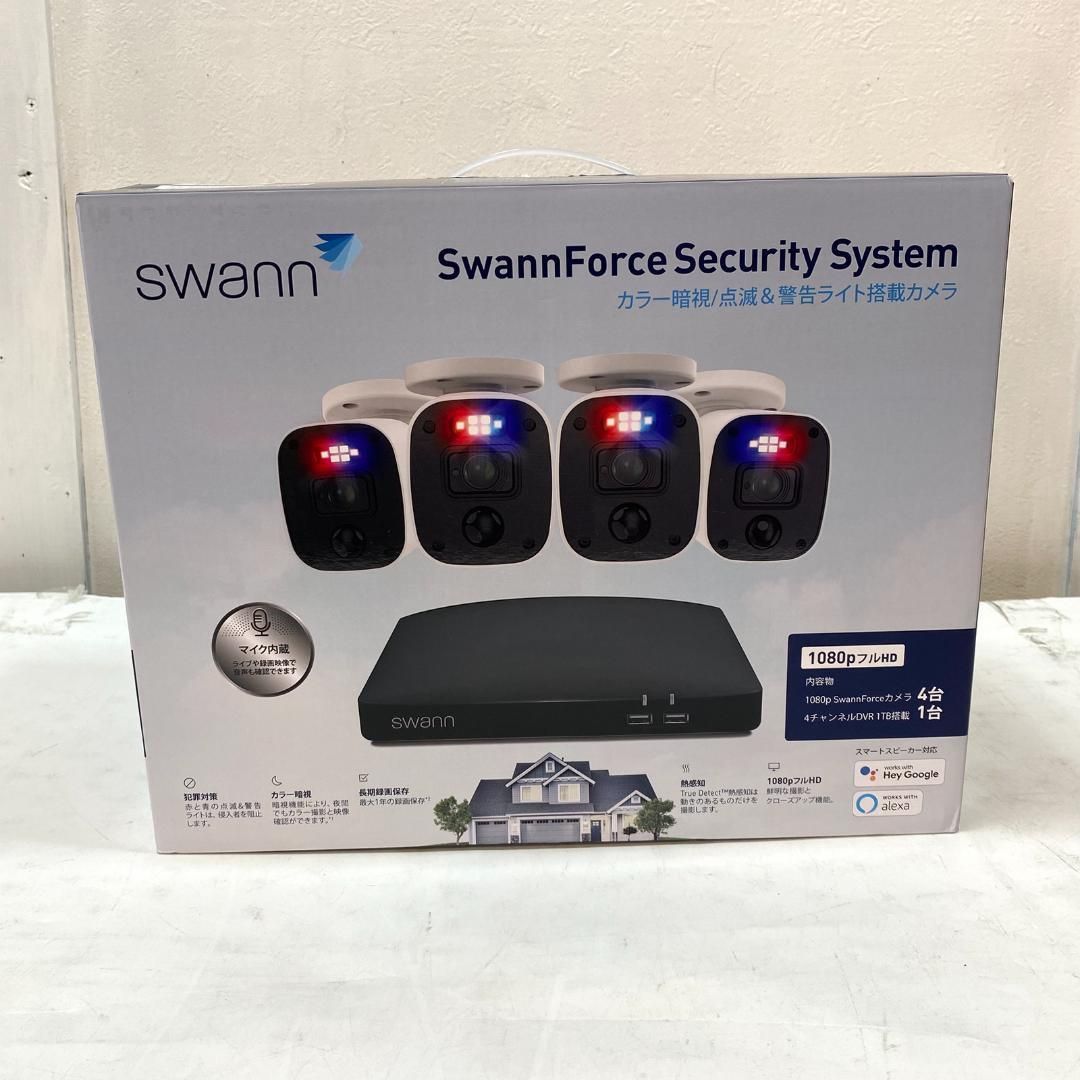未使用品♪ Swann スワン 防犯カメラセット 4台 1080P フルHD 未使用品♪ Swann スワン 防犯カメラセット 4台 1080P フルHD
