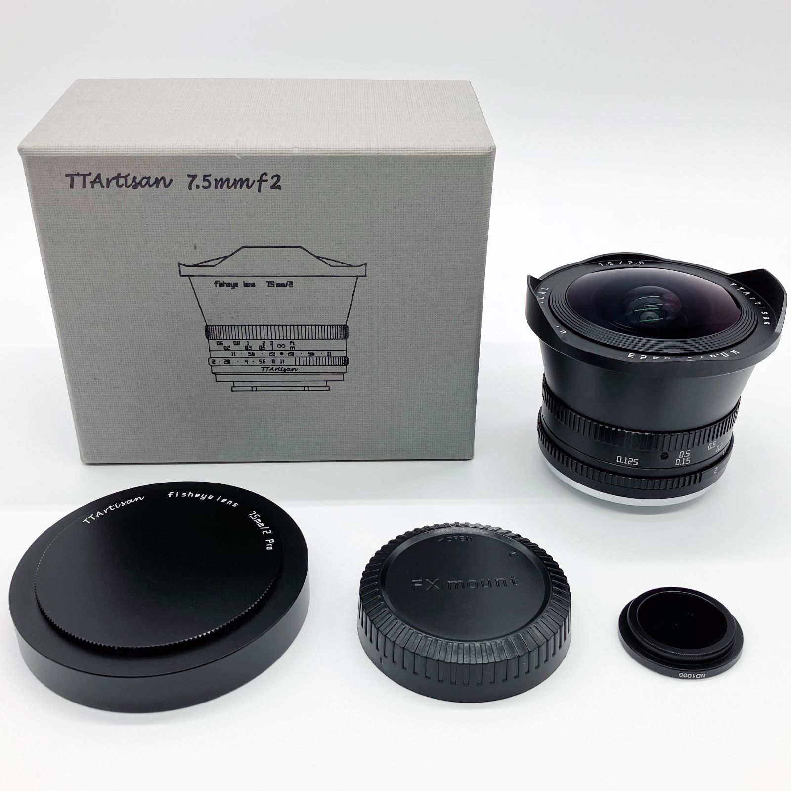□銘匠光学 TTArtisan 7.5mm F2 C Fisheye フジフイルムX用