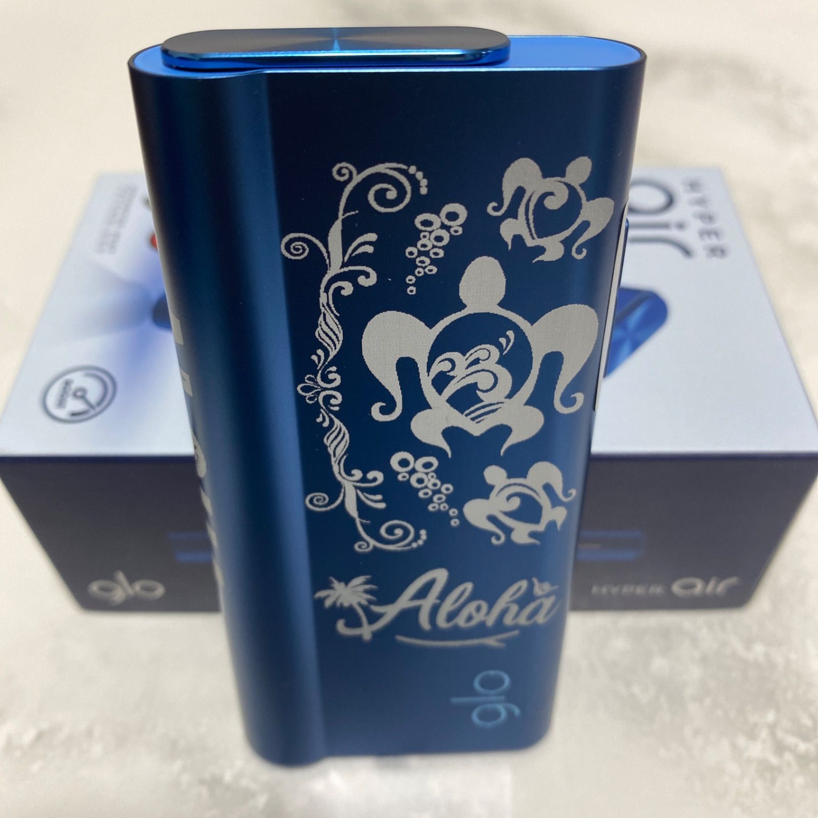 ハワイアン ホヌ サーフボード デザイン レーザー加工 glo hyper air 