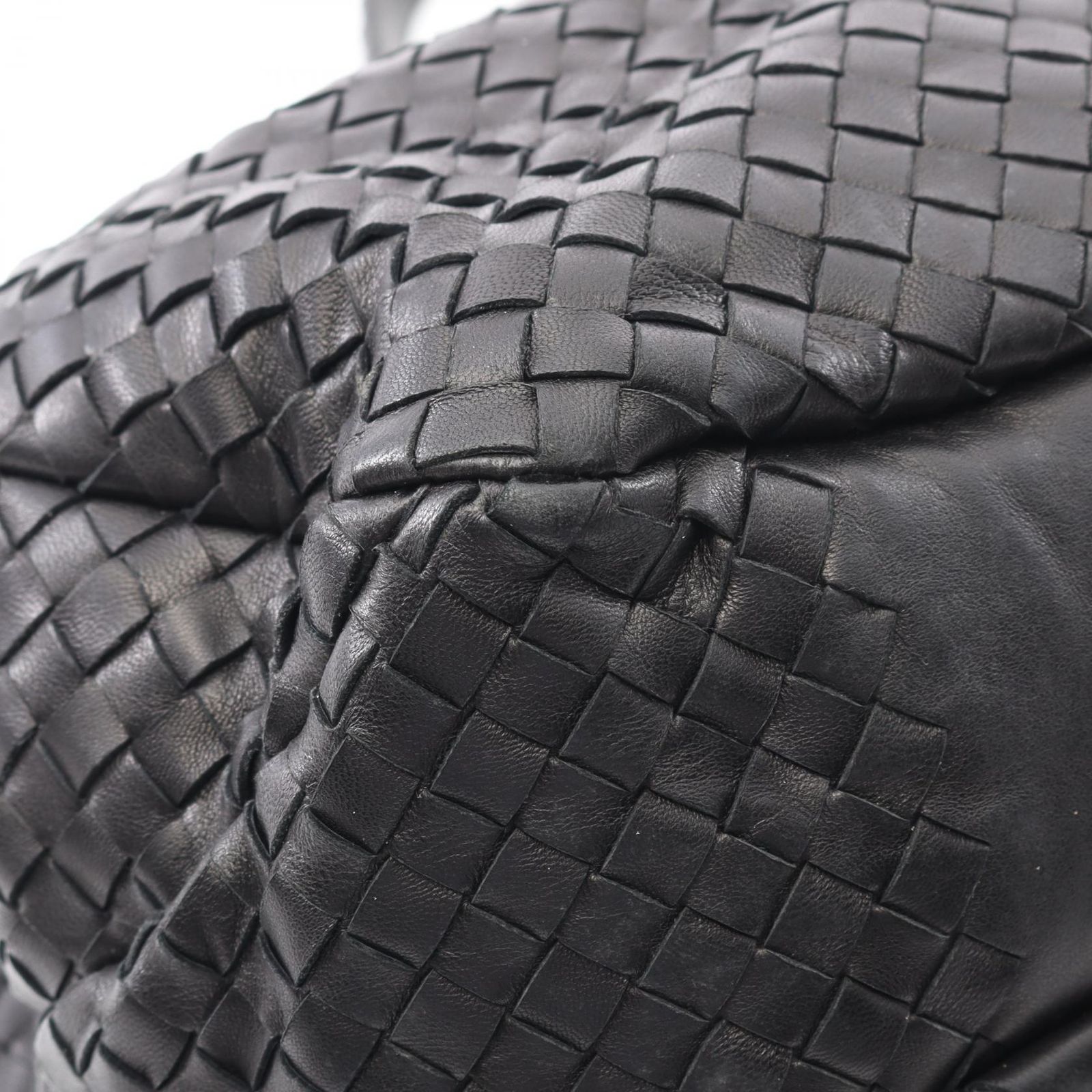 【BOTTEGA VENETA】　ヴィンテージ　ラージカンパーナ　黒　ショルダー BOTTEGA VENETA】 ヴィンテージ ラージカンパーナ 黒 ショルダー