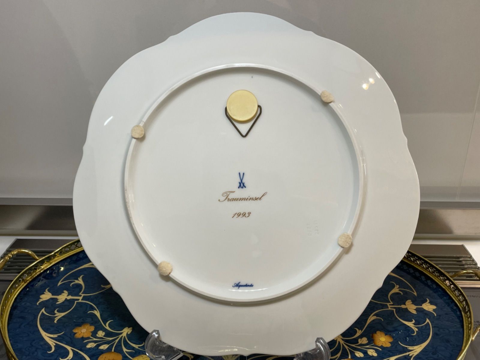 MEISSEN マイセン 1993イヤープレート 夢の島　※元箱付属未使用品 中古】M▽マイセン MEISSEN イヤープレート イヤーコレクション