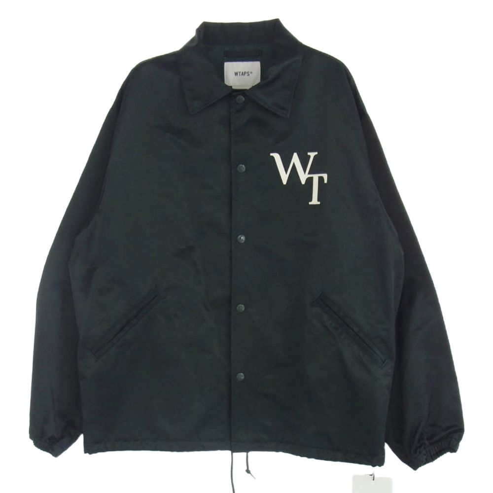 WTAPS CHIEF JACKET CTRY SATIN LEAGUE 黒L wtaps CHIEF/JACKET/CTRY