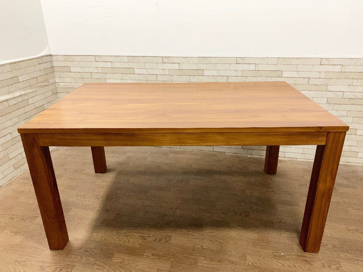 スキャンティーク　ダイニングテーブル スキャンティーク チーク材 無垢 ダイニングテーブル スキャンティーク