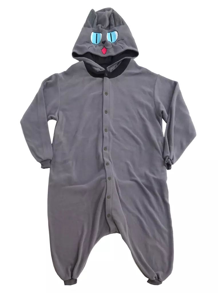 中古】衣料雑貨 DGSにゃーさん着ぐるみルームウェア グレー