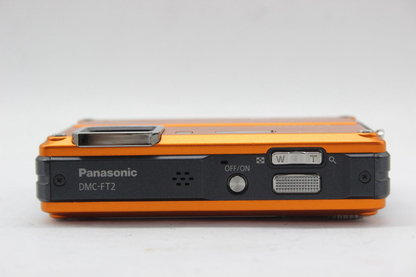 返品保証】 パナソニック Panasonic LUMIX DMC-FT2 オレンジ バッテリー チャージャー付き コンパクトデジタルカメラ v588  - メルカリ