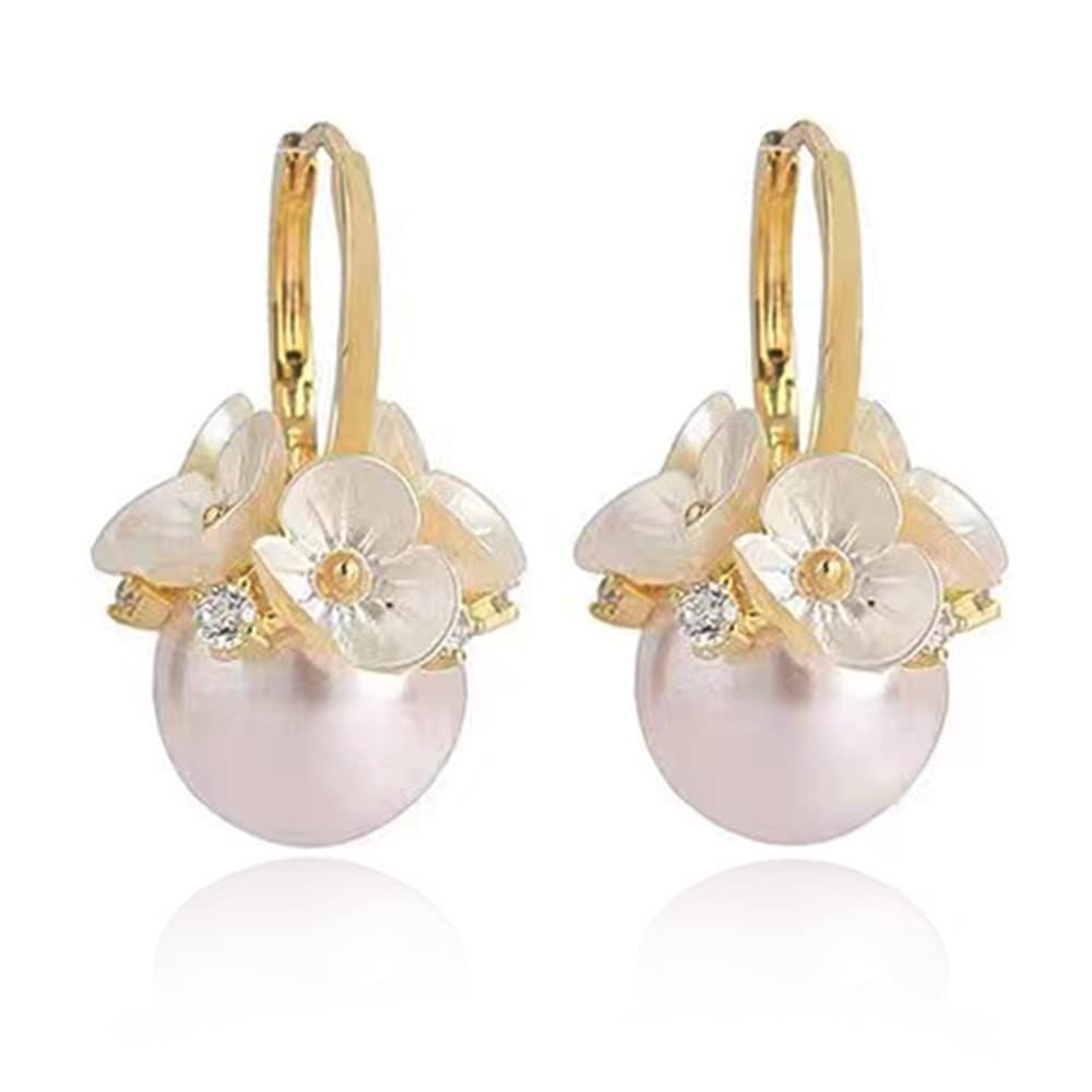 【新着商品】18金可愛いキラキラ ファッション揺れる恋人 金属アレルギー対応ピアス 記念日 人気 おしゃれ レディース プレセント MOUP2022新パールピアス