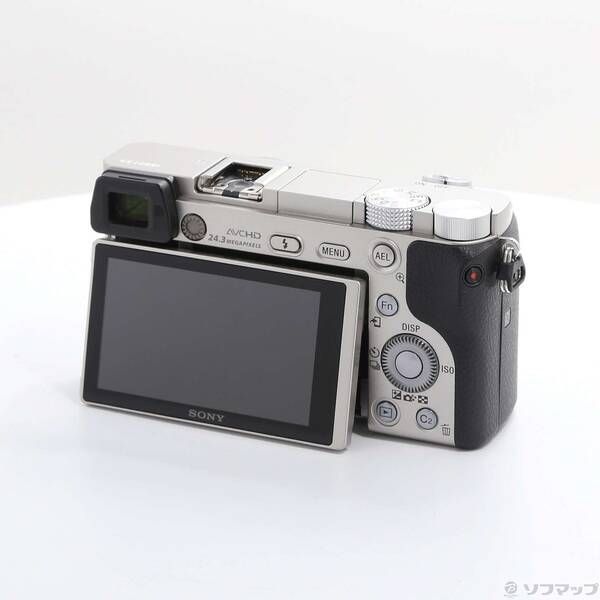 中古】(ソニー) SONY α6000 (ILCE-6000) ボディ シルバー 中古-非常に