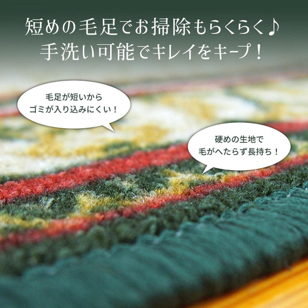 80×340cm タフトプリント廊下敷き
