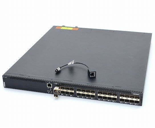 Lenovo ThinkSystem NE1032 32ポート10GbE SFP 搭載 L3スイッチ NOS System version 10.10.15.0 冗長電源
