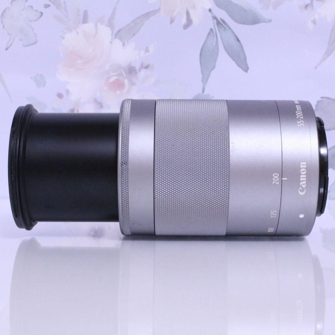 Canon キヤノン 望遠ズームレンズ EF-M55-200mm F4.5-6.3 IS STM