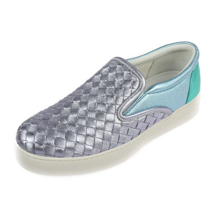 Bottega Veneta ライトブルースリッポン ボッテガ BOTTEGAVENETA 