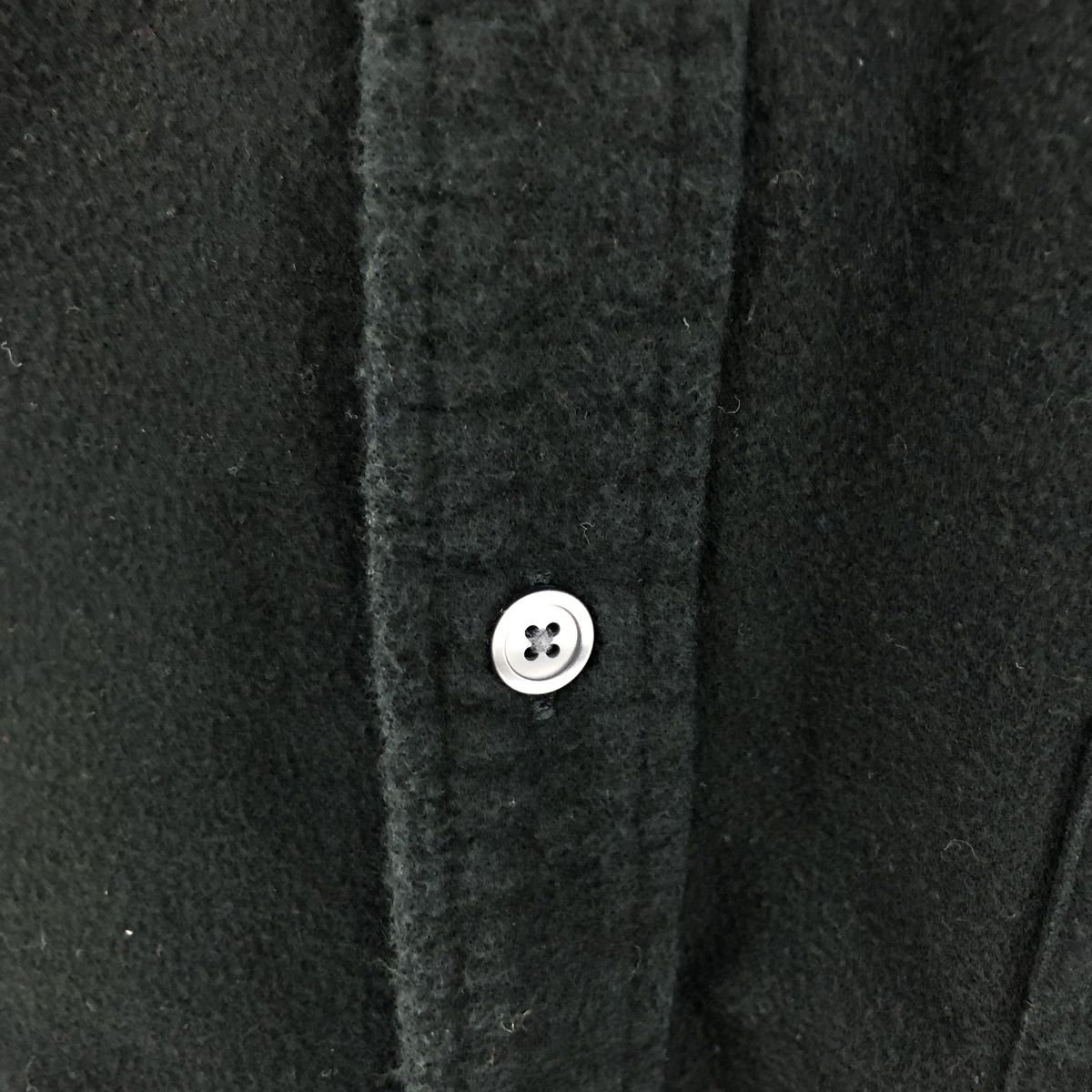 ◆ 90s レア ブラック シャモアクロス エディバウアー XL ボタンダウン 古着 00年代 エディーバウアー Eddie Bauer 長袖 ボタンダウン